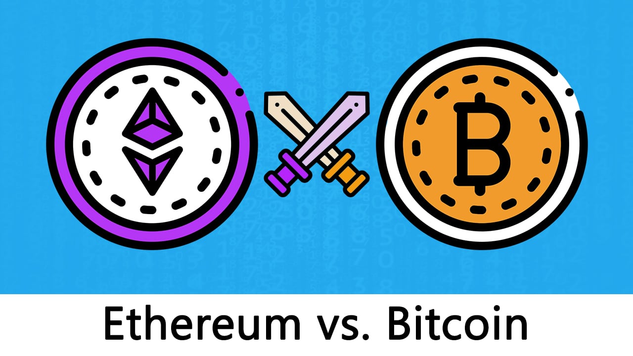 ethereum vs bitcoin turiau investuoti 3 minučių prekybos strategija